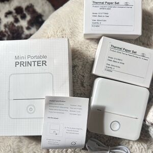 Mini Portable Printer with Thermal Paper